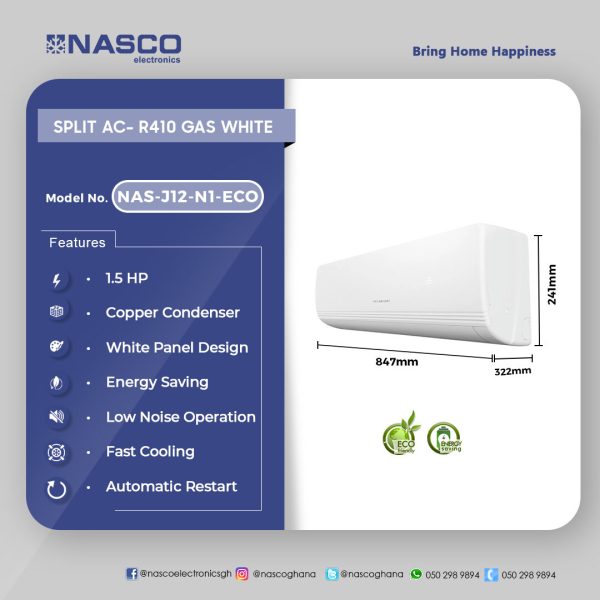 Nasco Air Conditioner (NASCO-NAS-J12-N1-ECO)