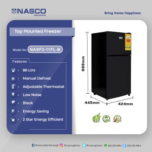 Nasco 86L Table-Top Refrigerator (NASF2-11FL)
