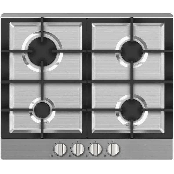 Midea 60cm 4 Burner Gas Cooker 60G40ME, (60G40ME)