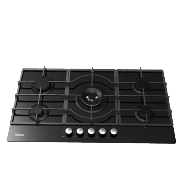 Midea 90cm 5-Burner Gas Cooker Black (90GQ095)