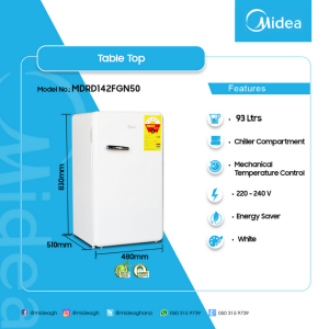 Midea 93L Chest Freezer (MDRD142FGN50)