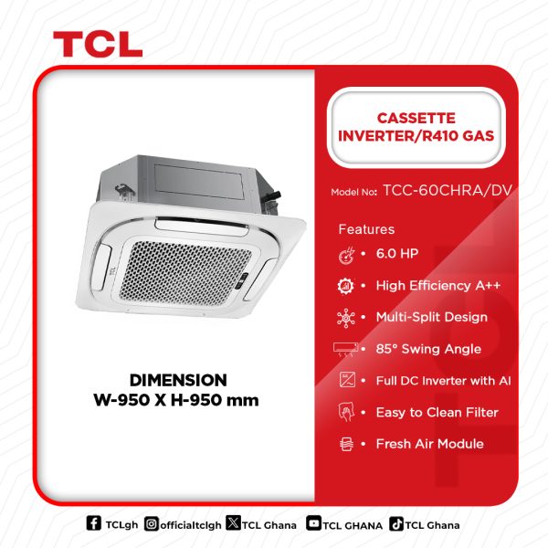 TCL 6.0HP Air Conditioner (TAC60CHFAFDI)