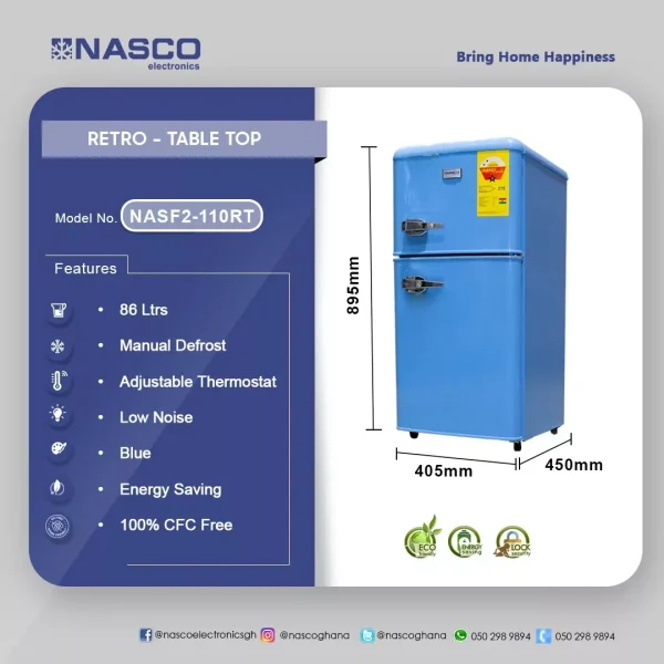 Nasco 360 L Refrigerator (NASF2-400FDR)