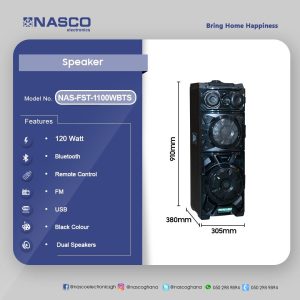 Nasco Nas-Fst-1100Wbts Nas-Fst-1200Wbt2 110 Watt (NASFST1100WBTSNASFST)