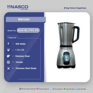 Nasco Nas-Bl1703-Ss 800 Watt (NASBL1703SS)