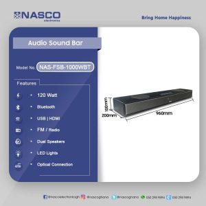 Nasco Nas-Fsb-1000Wbt 110 Watt (NASFSB1000WBT)