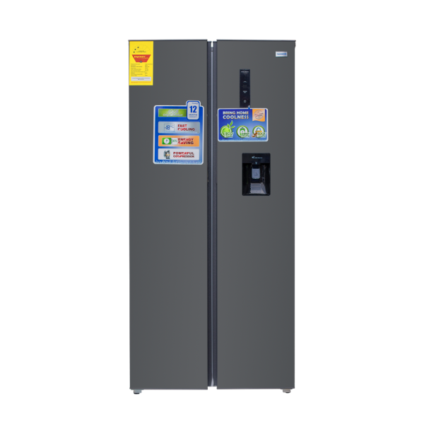 Nasco 542 L Side-by-Side Refrigerator (NASF2-55SK-WD)