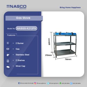 Nasco Nasgs-K212Fs 2 Burner (NASGSK212FS)