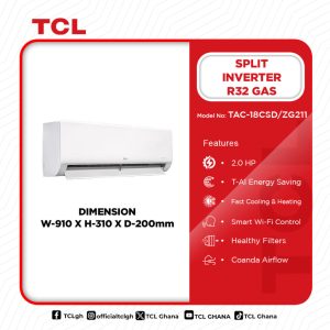 TCL 2.0HP Air Conditioner (TAC18CSDZG21I)