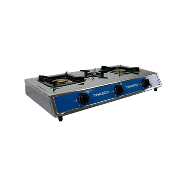 Nasco 3-Burner Gas Stove (NASGS-K3CSS)
